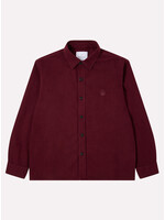 Edwin Sebastian Shirt LS Windsor Wine Garment Dyed I035056