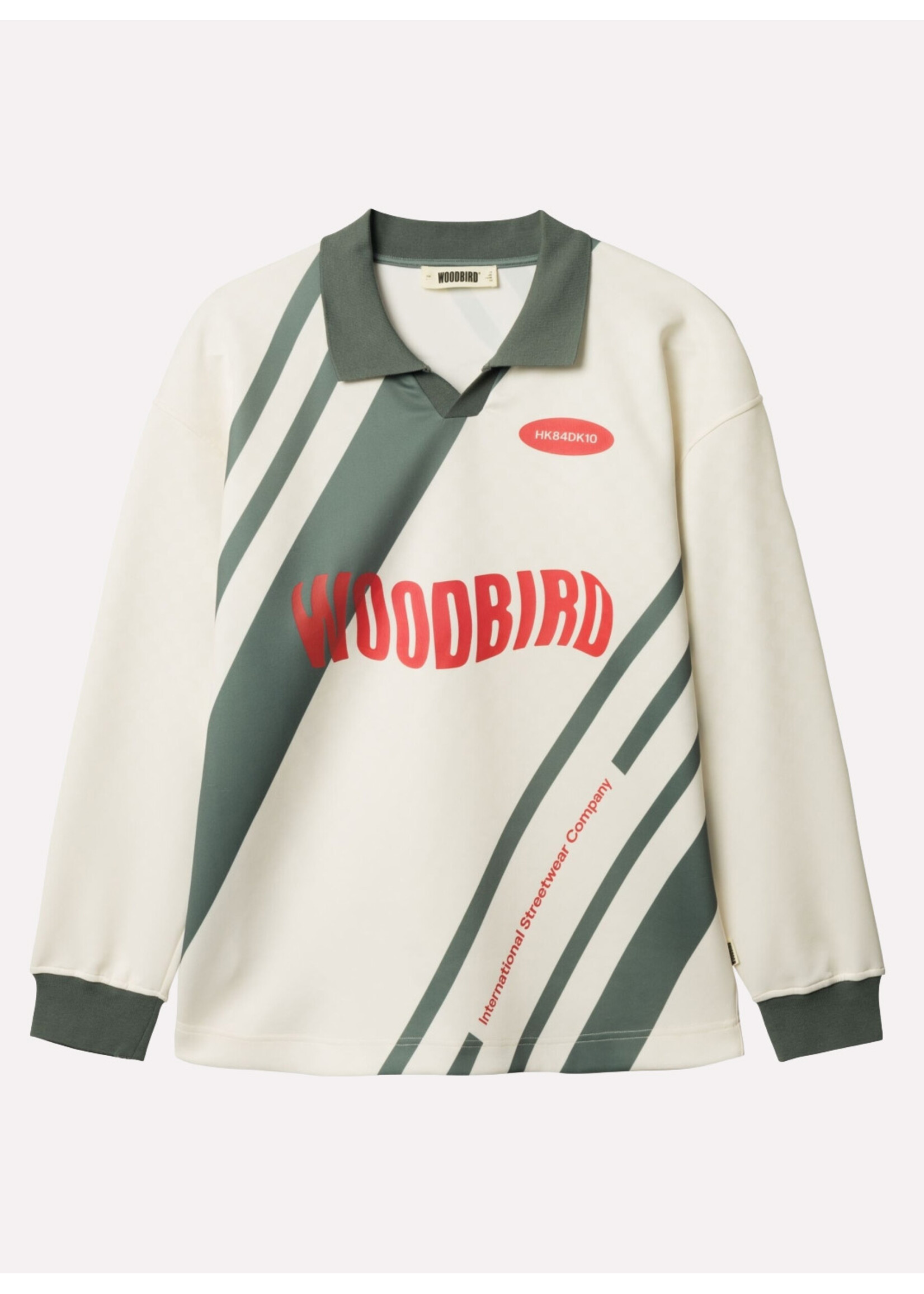 Woodbird WBKai L/S Sport Tee Off White 2546-407