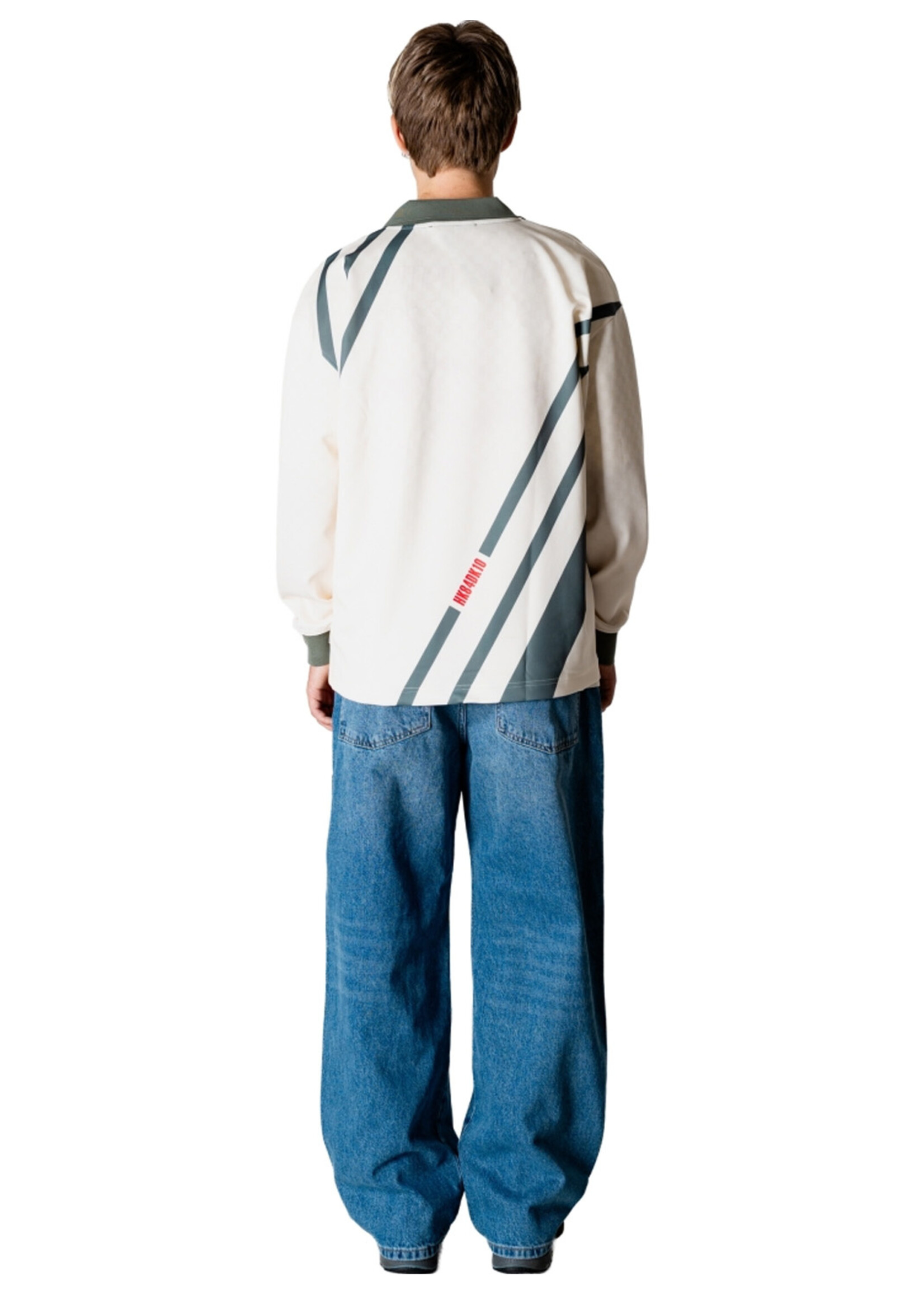 Woodbird WBKai L/S Sport Tee Off White 2546-407