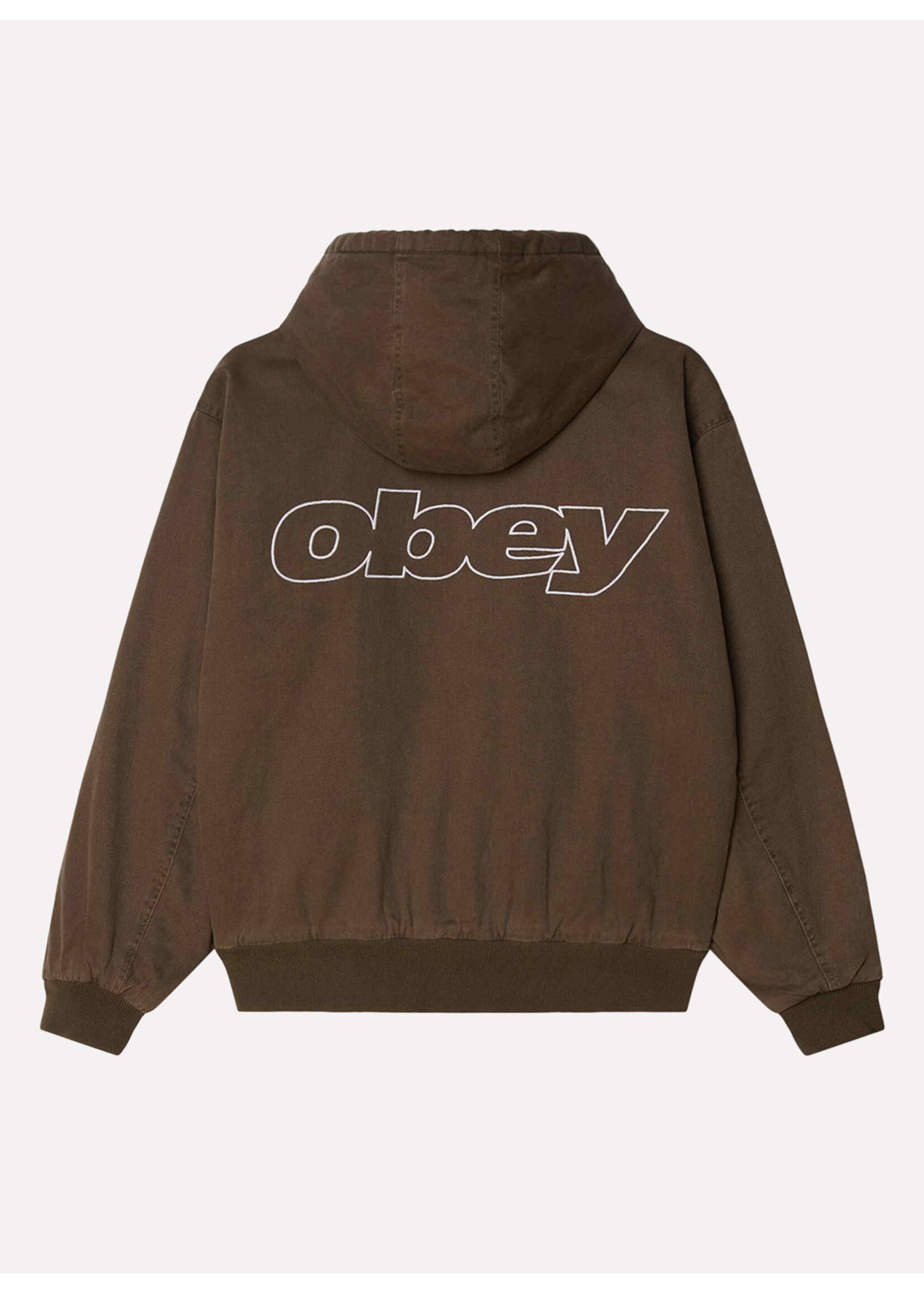 Obey Obey Randy Zip Up Hood 121800612-WRN