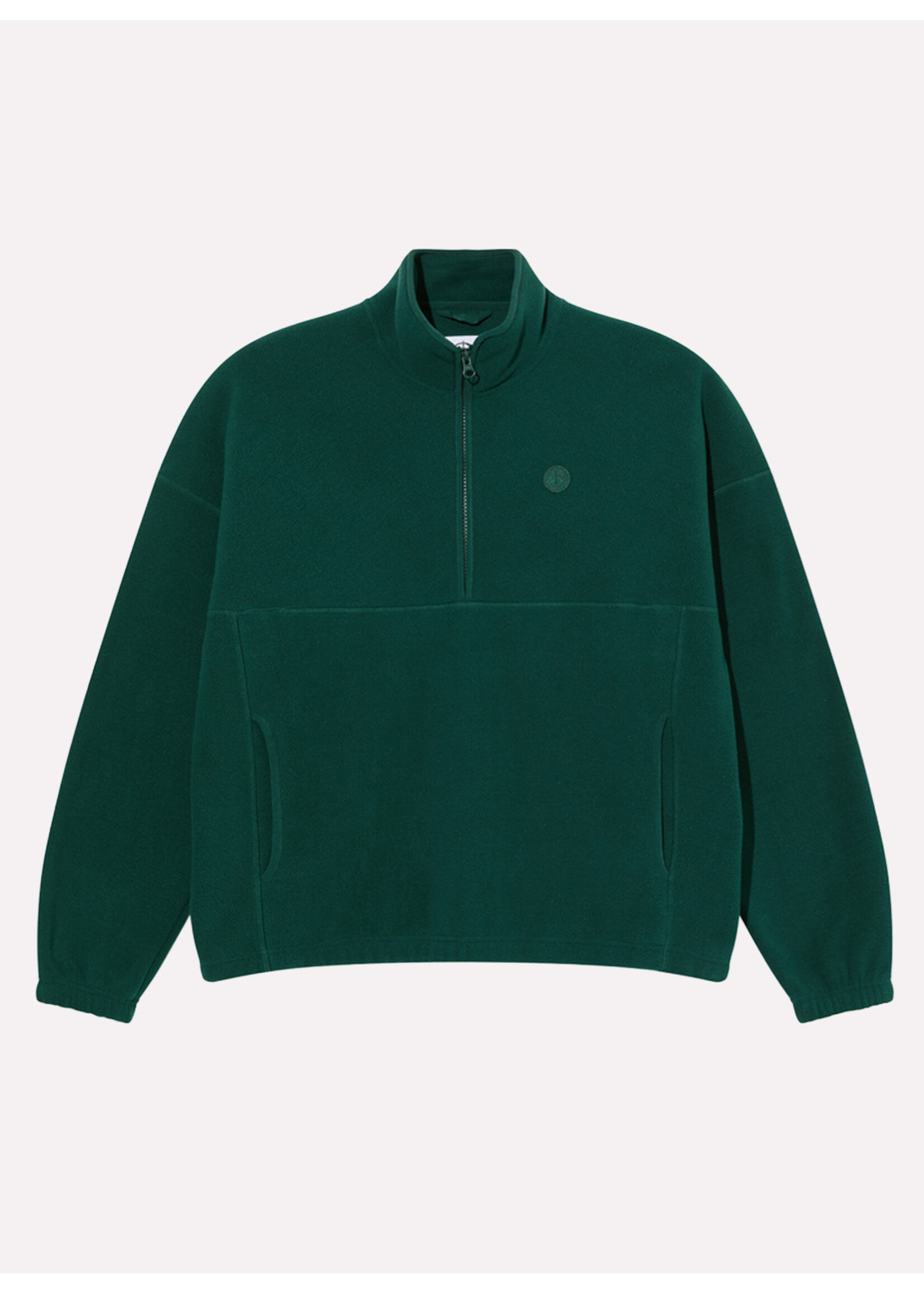 Polar Skate Co. Ivan Half Zip Sweatshirt Dark Emerald