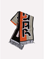 Polar Skate Co. Football Scarf Squares Orange/Grey