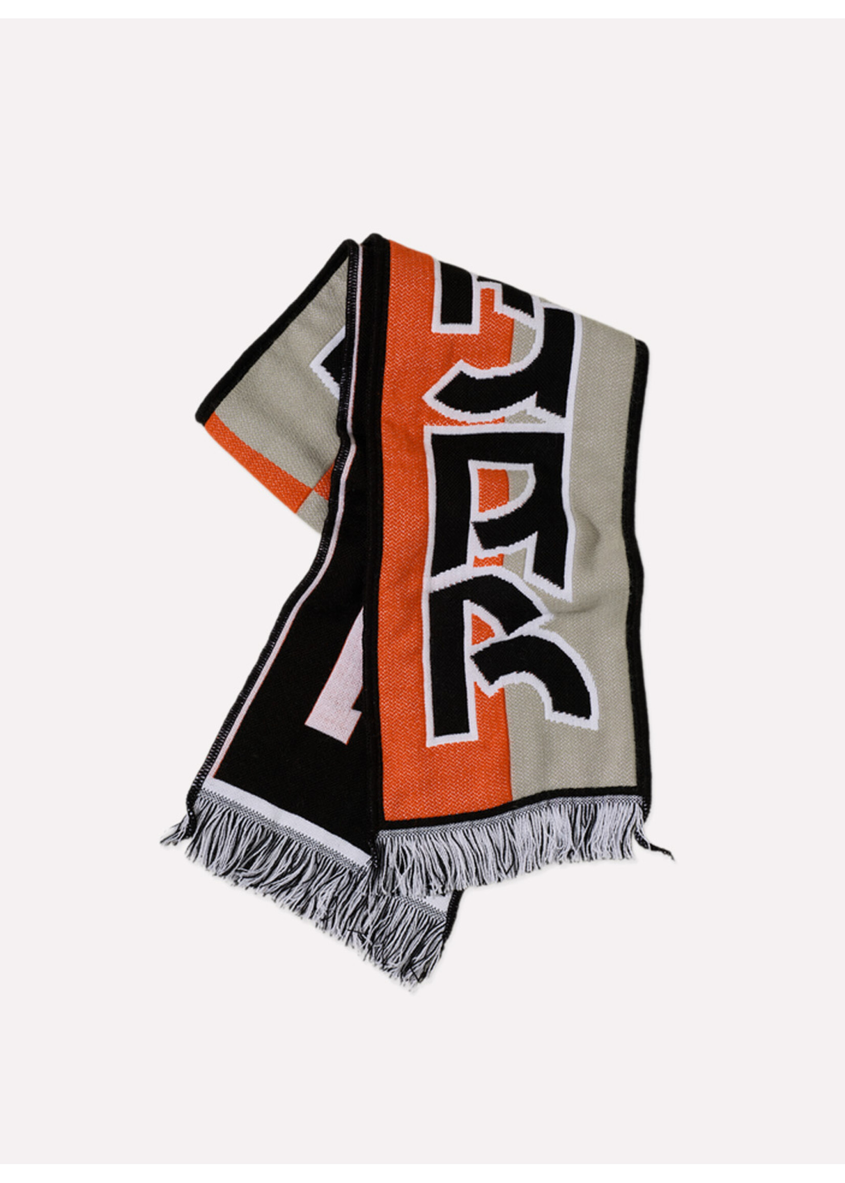 Polar Skate Co. Football Scarf Squares Orange/Grey