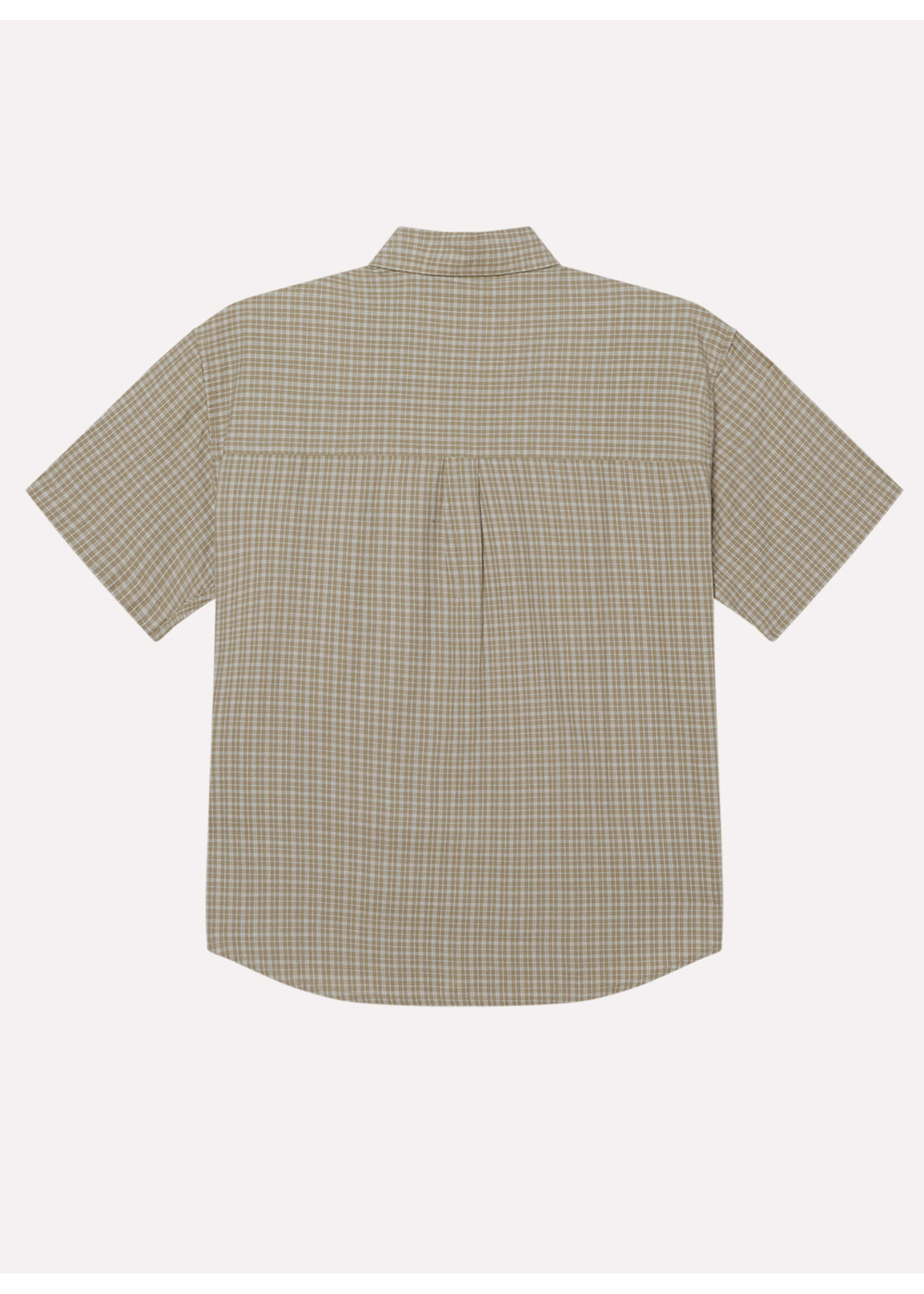 Obey Bigwig Ian Woven Shirt Dried Sage Multi 181210454-DSG