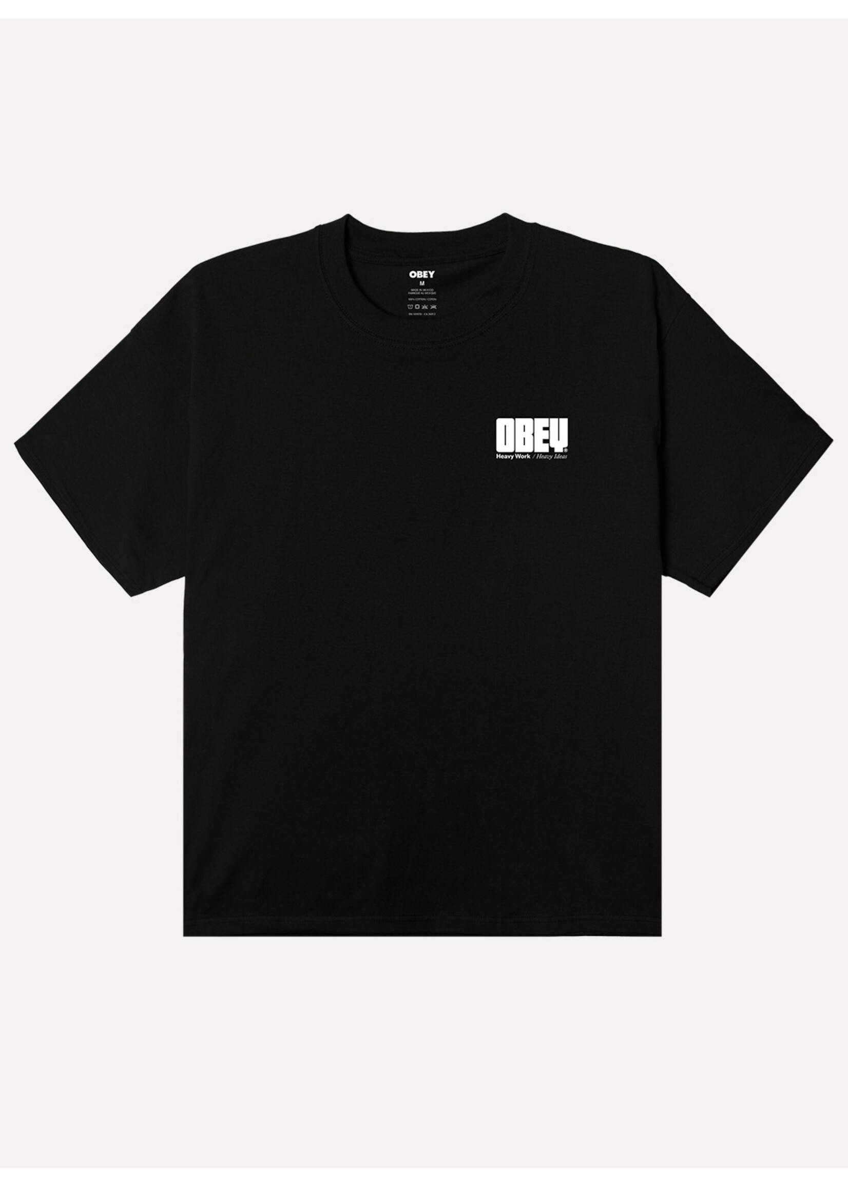 Obey Obey Heavy Ideas Black Tee 168024317-BLK