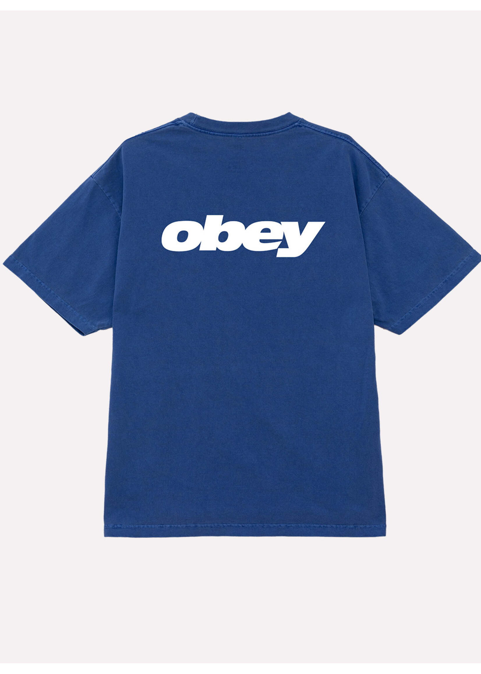 Obey Obey Bounce Heavy Tee Pigment Electric Indigo 167924254-EID