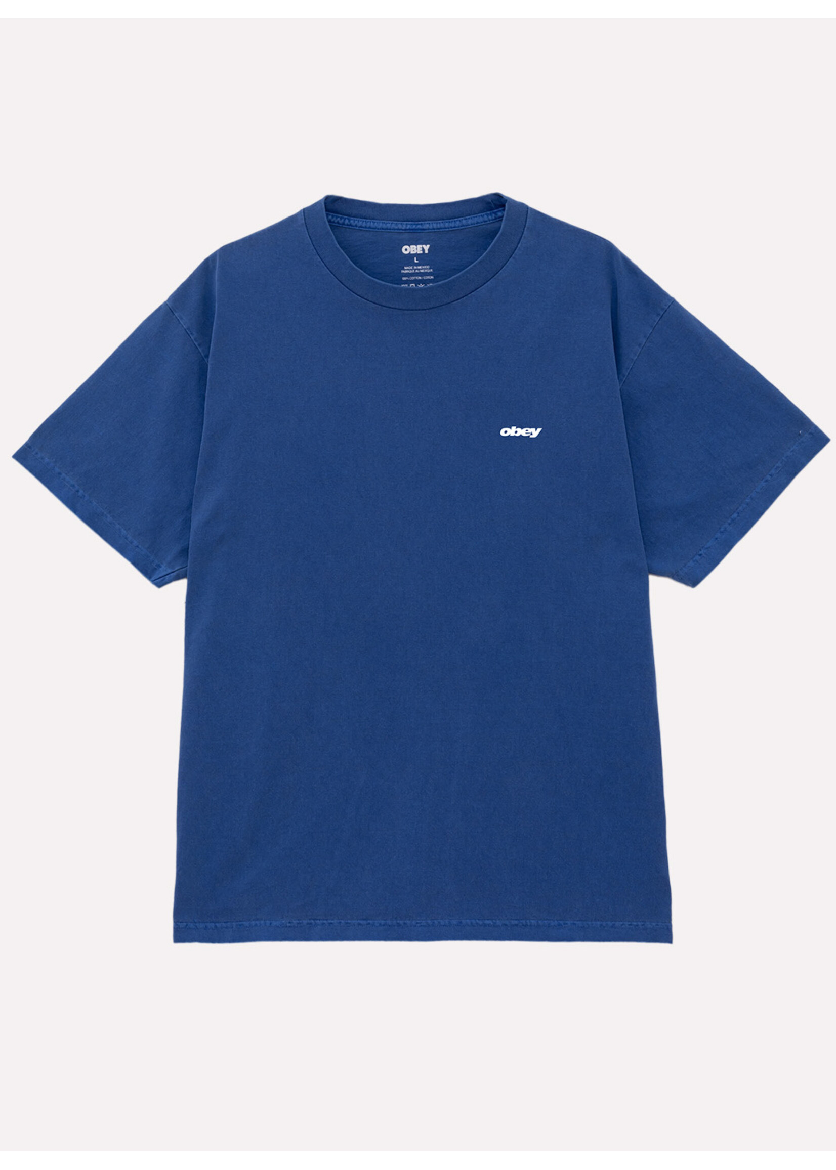 Obey Obey Bounce Heavy Tee Pigment Electric Indigo 167924254-EID