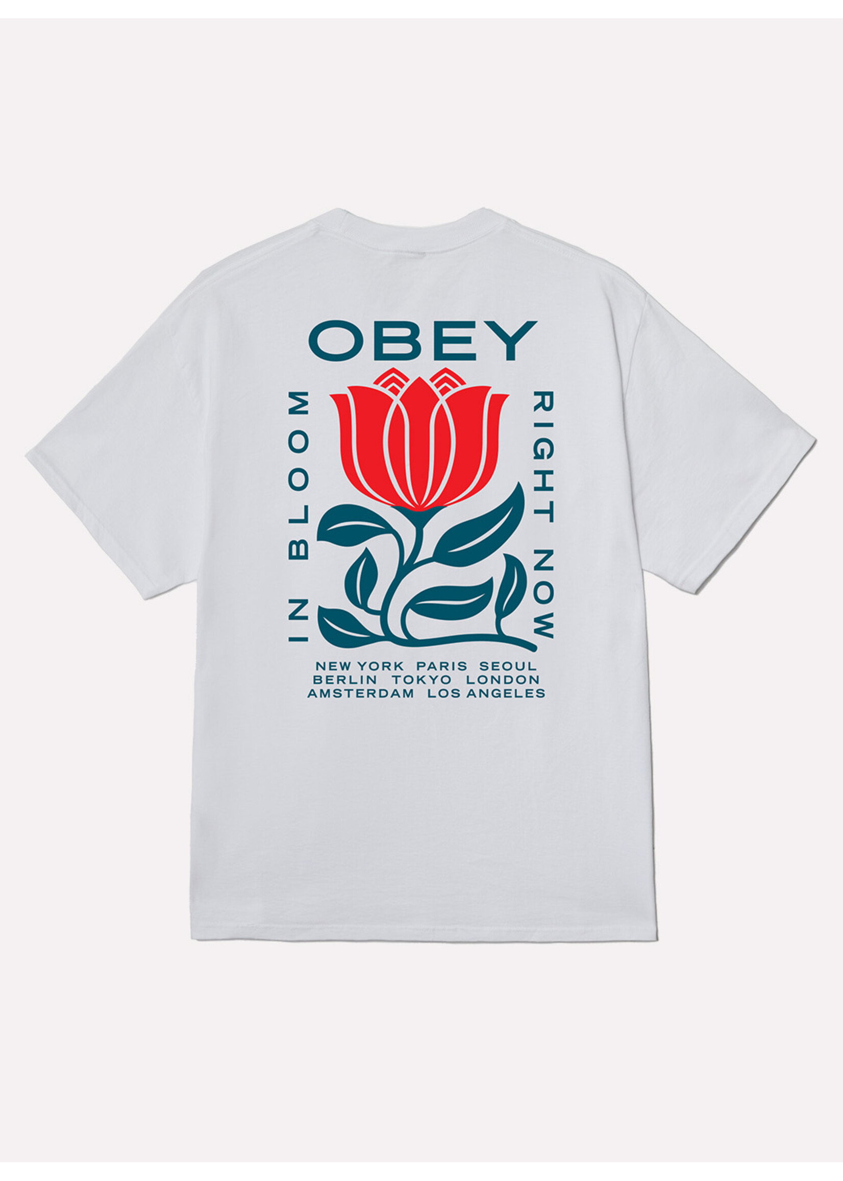 Obey Obey In Bloom Tee White 165264329-WHT