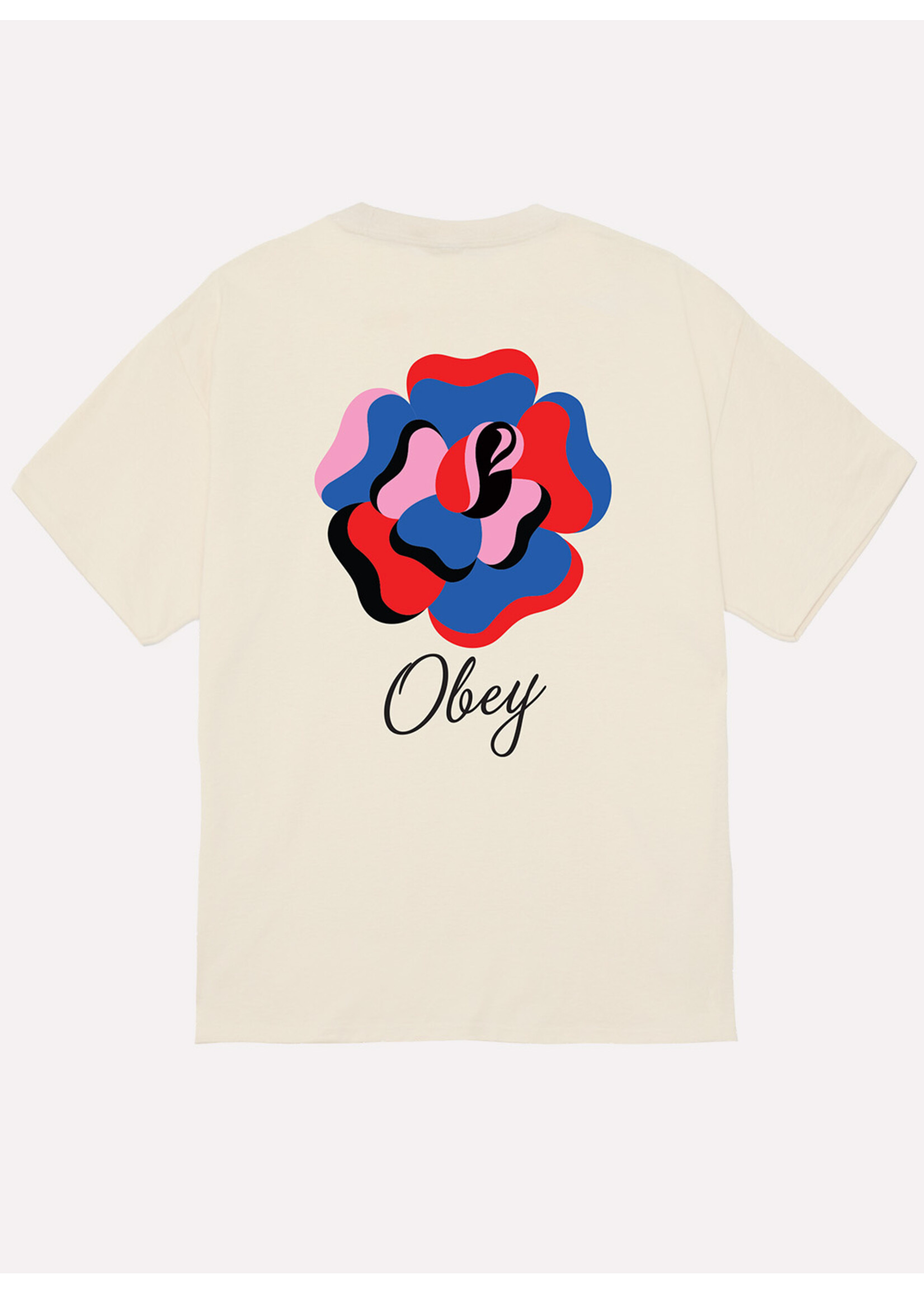 Obey Obey Paper Rose Tee Cream 165264300-CRM