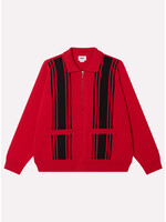 Obey Obey Matt Zip Up Sweater Red Multi 151010046-RDM