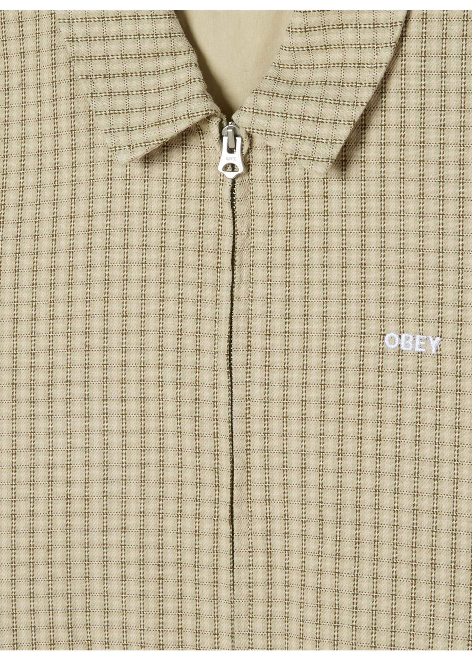 Obey Obey Luther Blouson Jacket Abbey Stone Multi 121800616-ABS