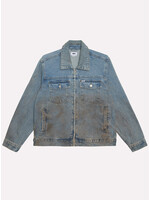 Obey Obey Base Trucker Jacket Heavy Vintage Light Indigo 121800615-HVLI