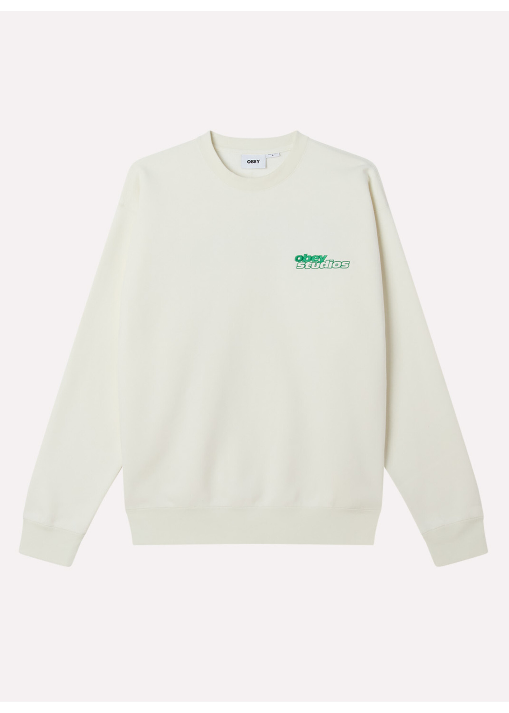 Obey Obey Tonic Crew Off White 112480173-OFF