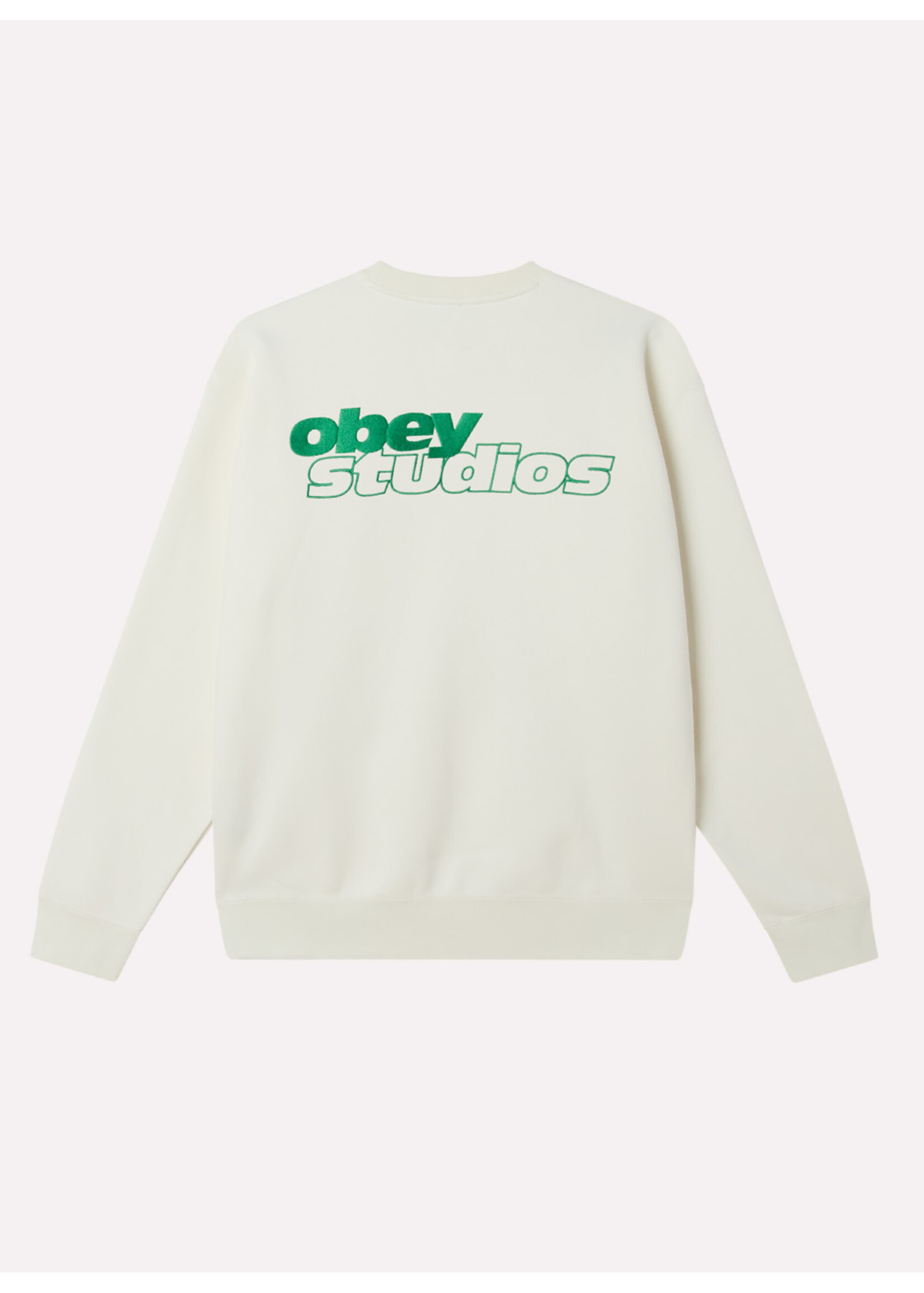 Obey Obey Tonic Crew Off White 112480173-OFF