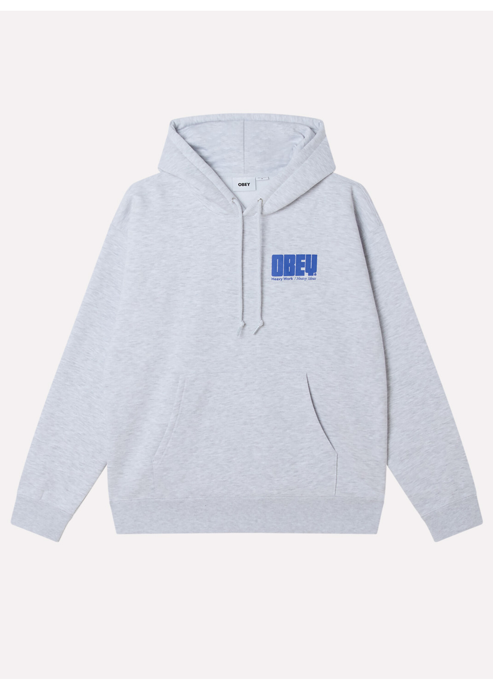 Obey Obey Heavy Ideas Hood Ash Grey 112470269-AGRY