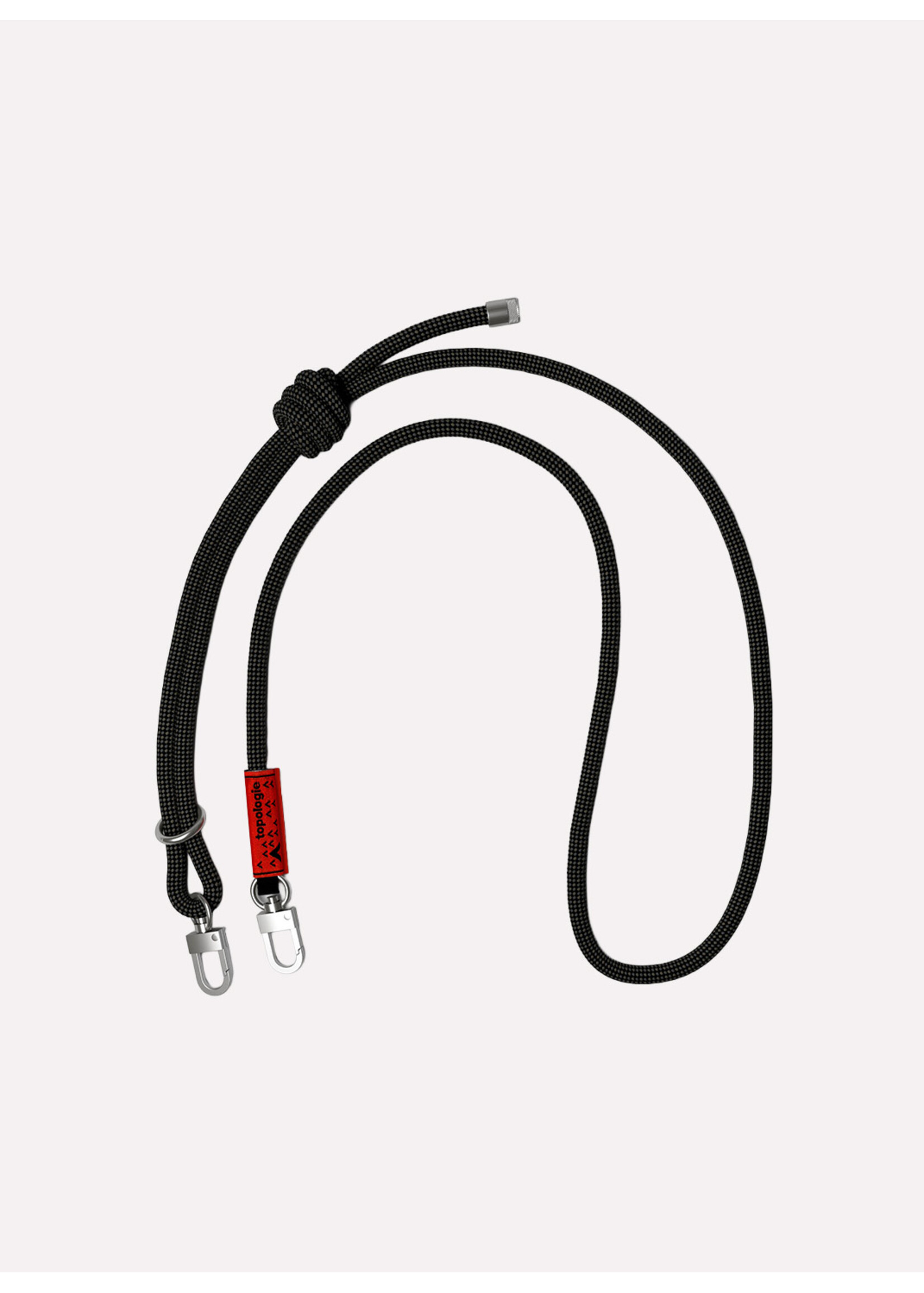 Topologie 8.0mm Rope Strap Black Lattice TP-WST-R08-BKL-00-BOX