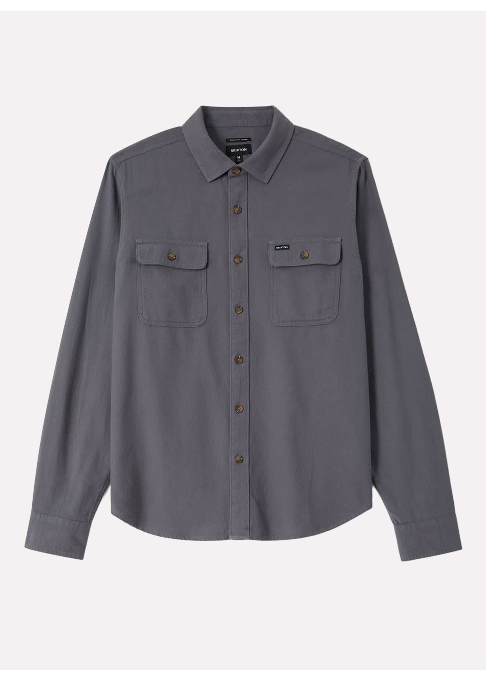 Brixton Bowery LW Ultra Flannel Future Grey 01391-FTRGY