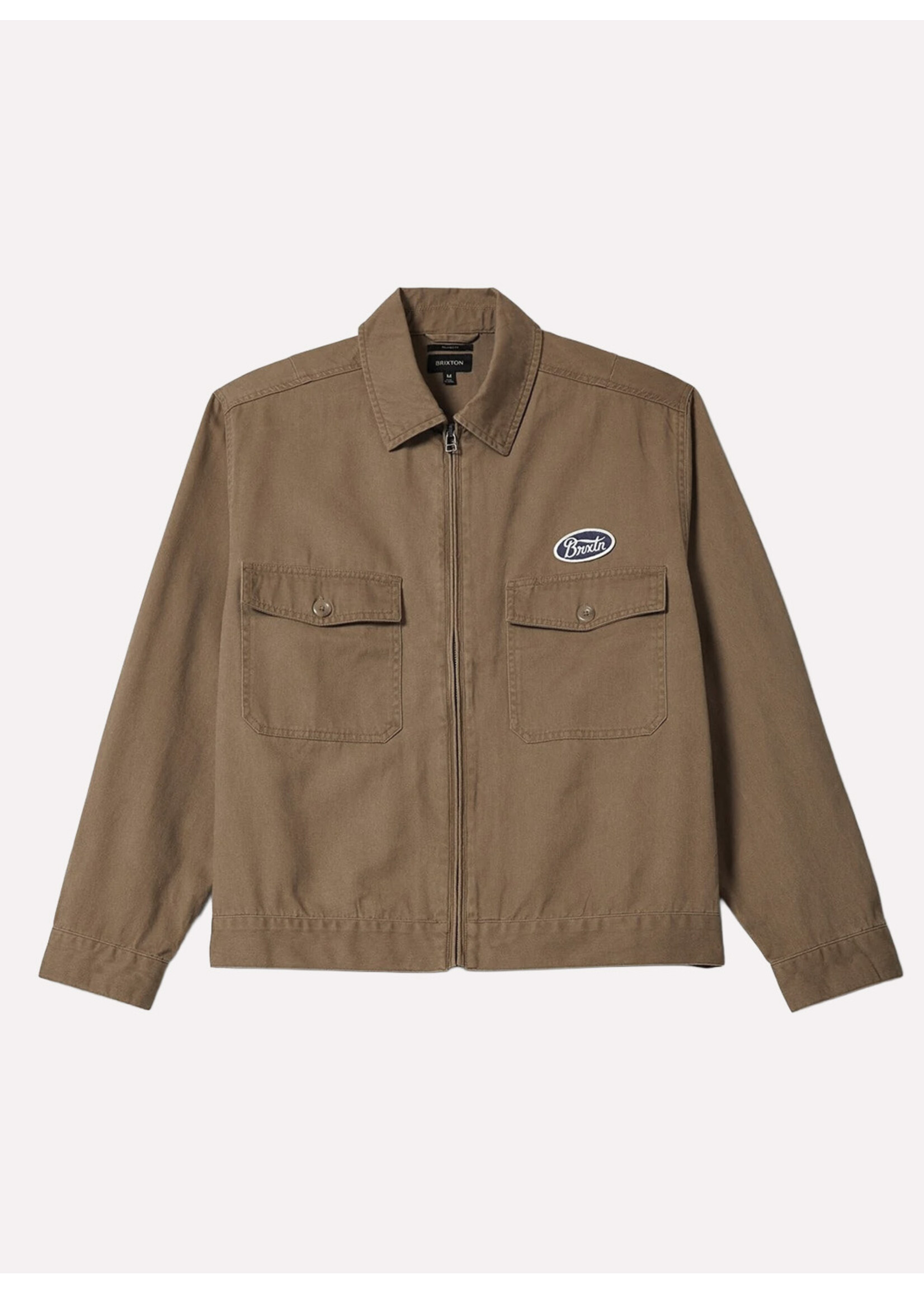 Brixton Trademark LW Garage Jacket Washed Khaki 03489-WHDKH