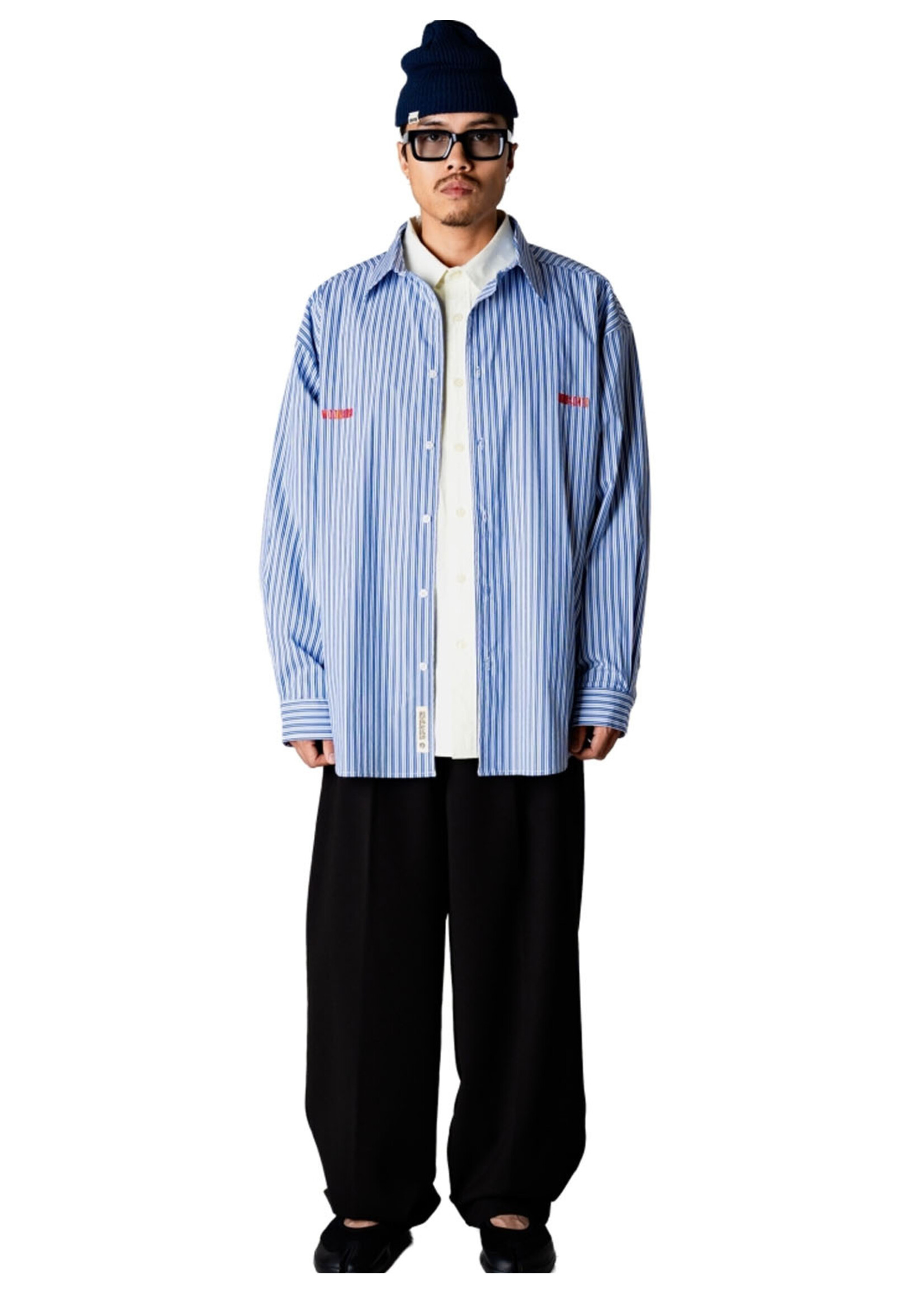 Woodbird WBBrooks Lion Shirt Light Blue 2616-714