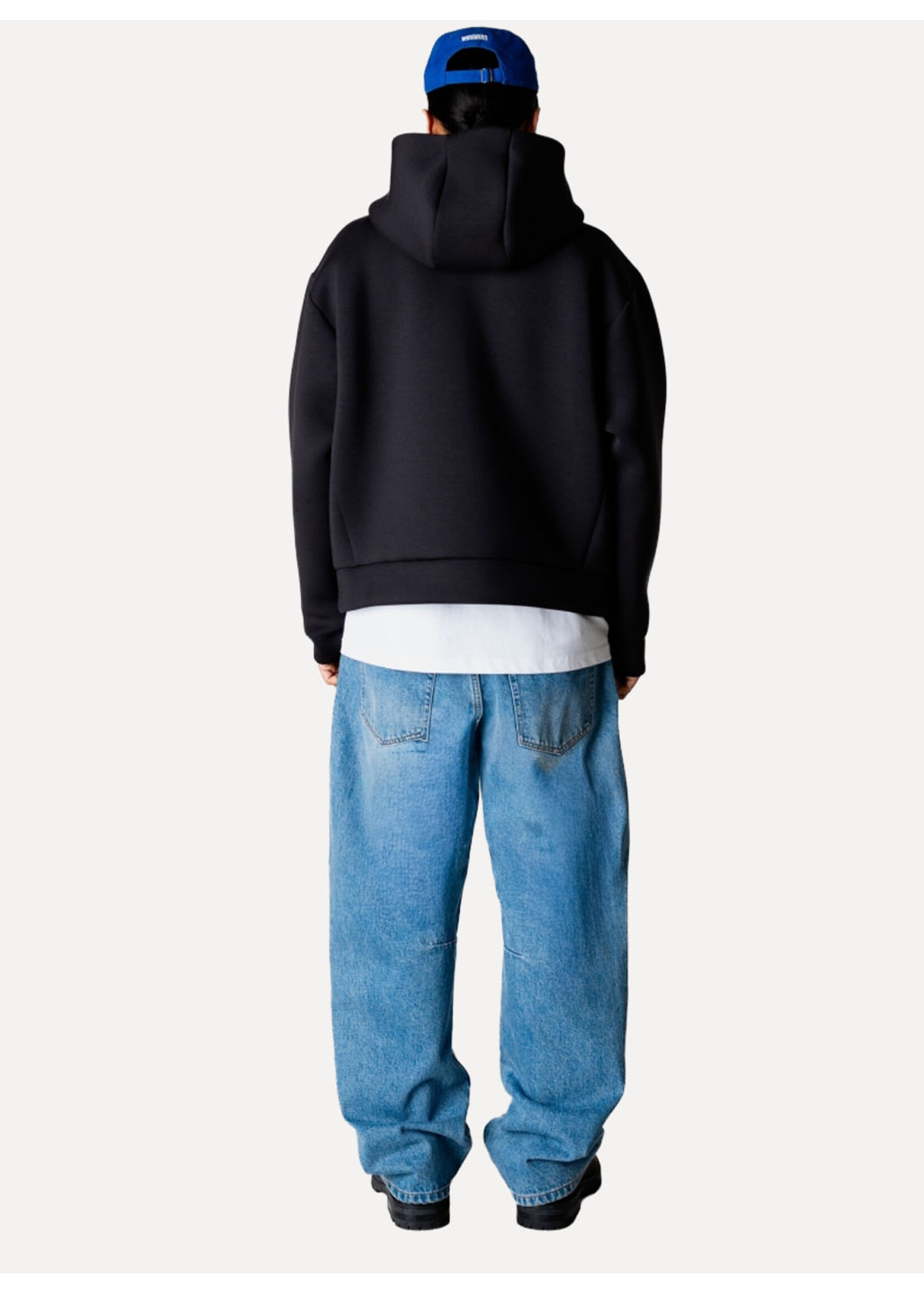 Woodbird WBFuji Scuba Zip Hoodie Black 2616-610