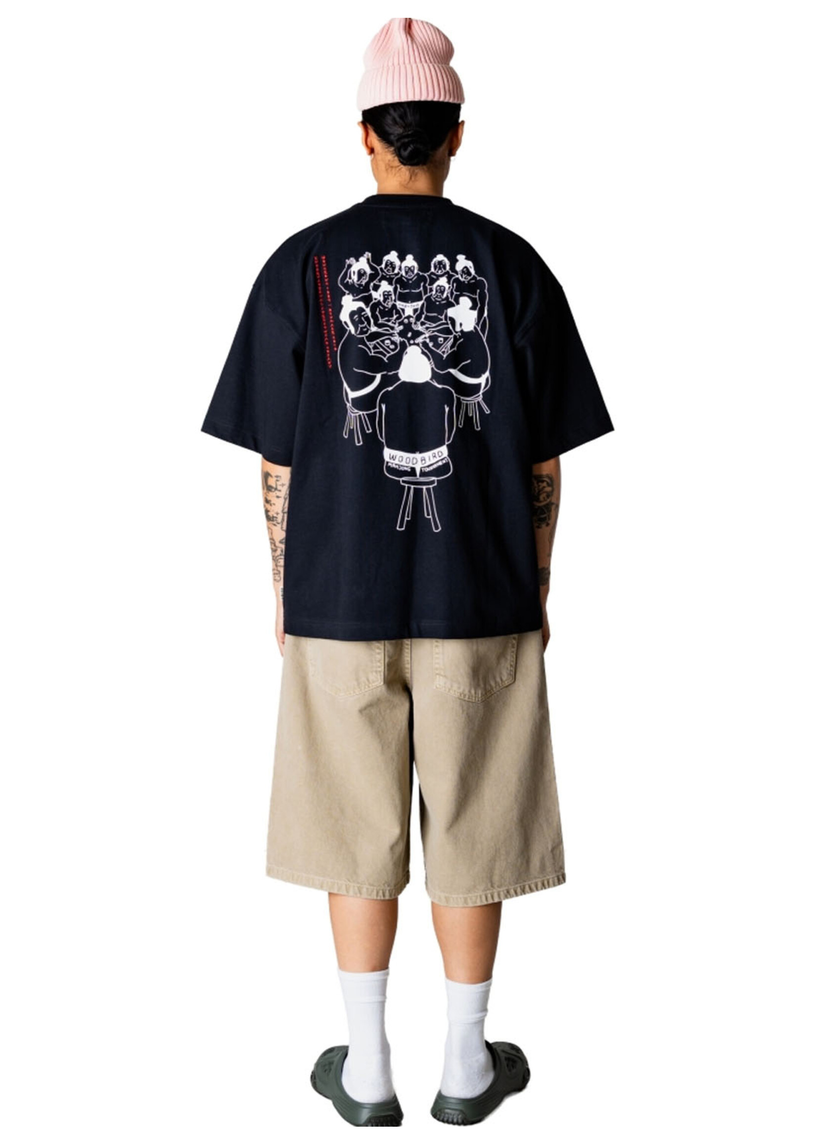 Woodbird WBBeam Suma Tee Black 2616-406