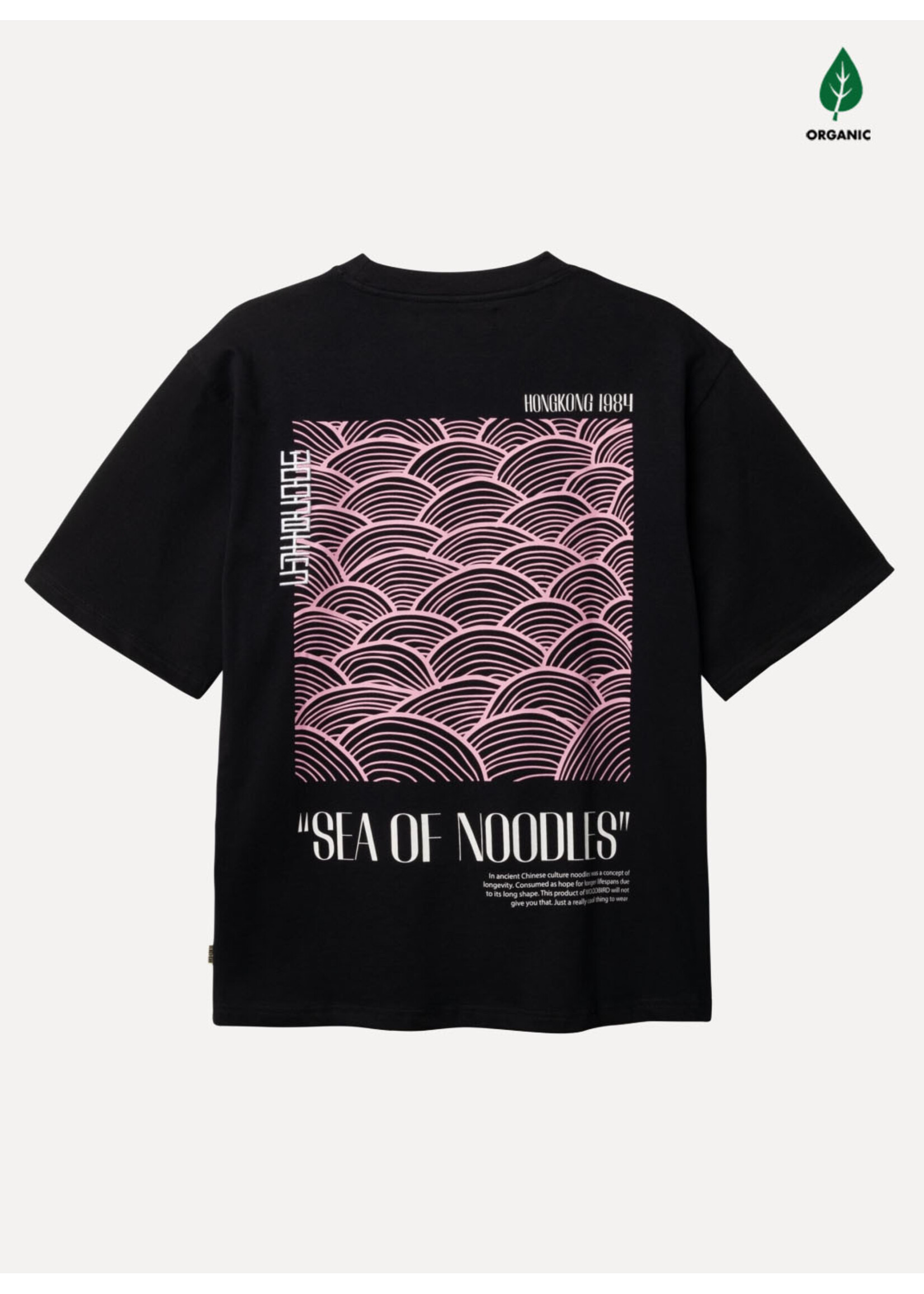 Woodbird WBBaine Sea Tee Black 2616-401