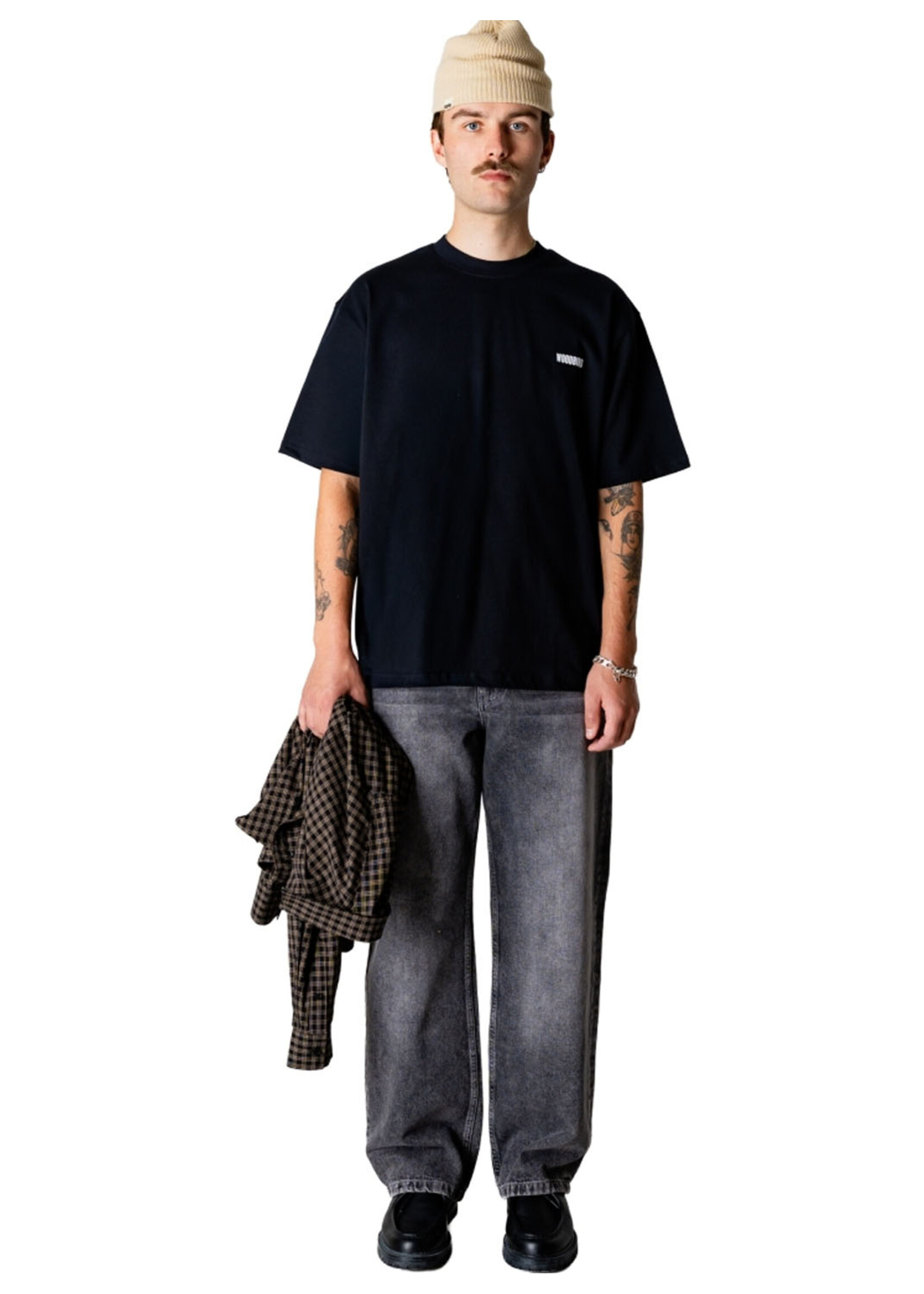 Woodbird WBBaine Sea Tee Black 2616-401