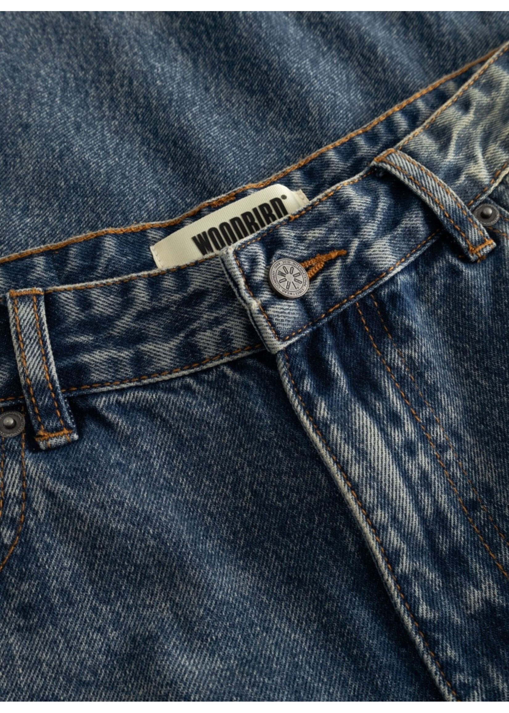 Woodbird WBGhat Twisted Jeans Blue Vintage 2616-111