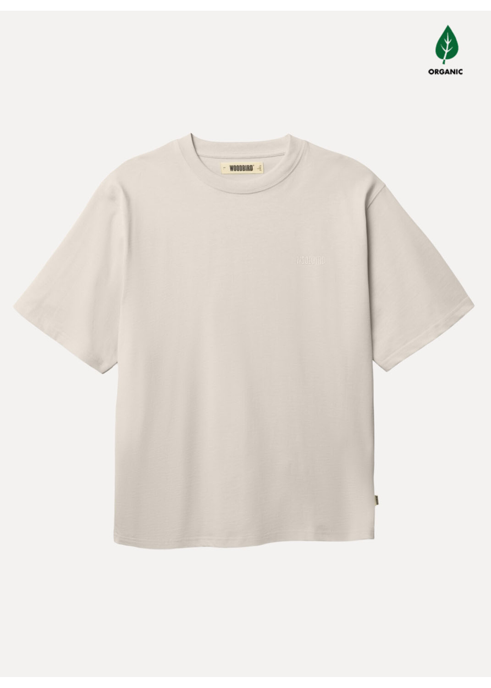 Woodbird WBBaine Base Tee Light Grey 2100-430