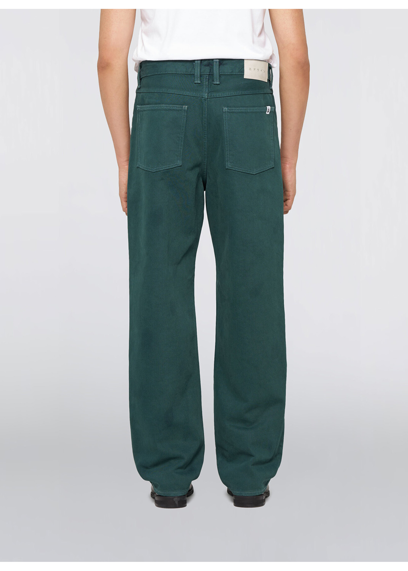Edwin Tyrell Pant Blue Emerald Overdyed I034923