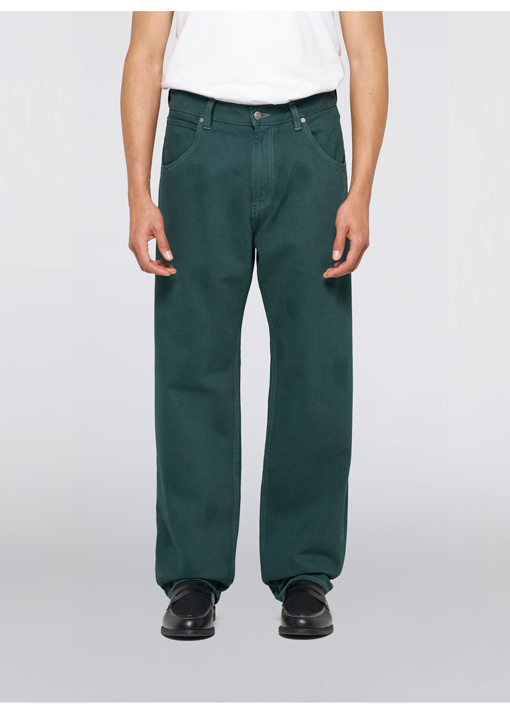 Edwin Tyrell Pant Blue Emerald Overdyed I034923
