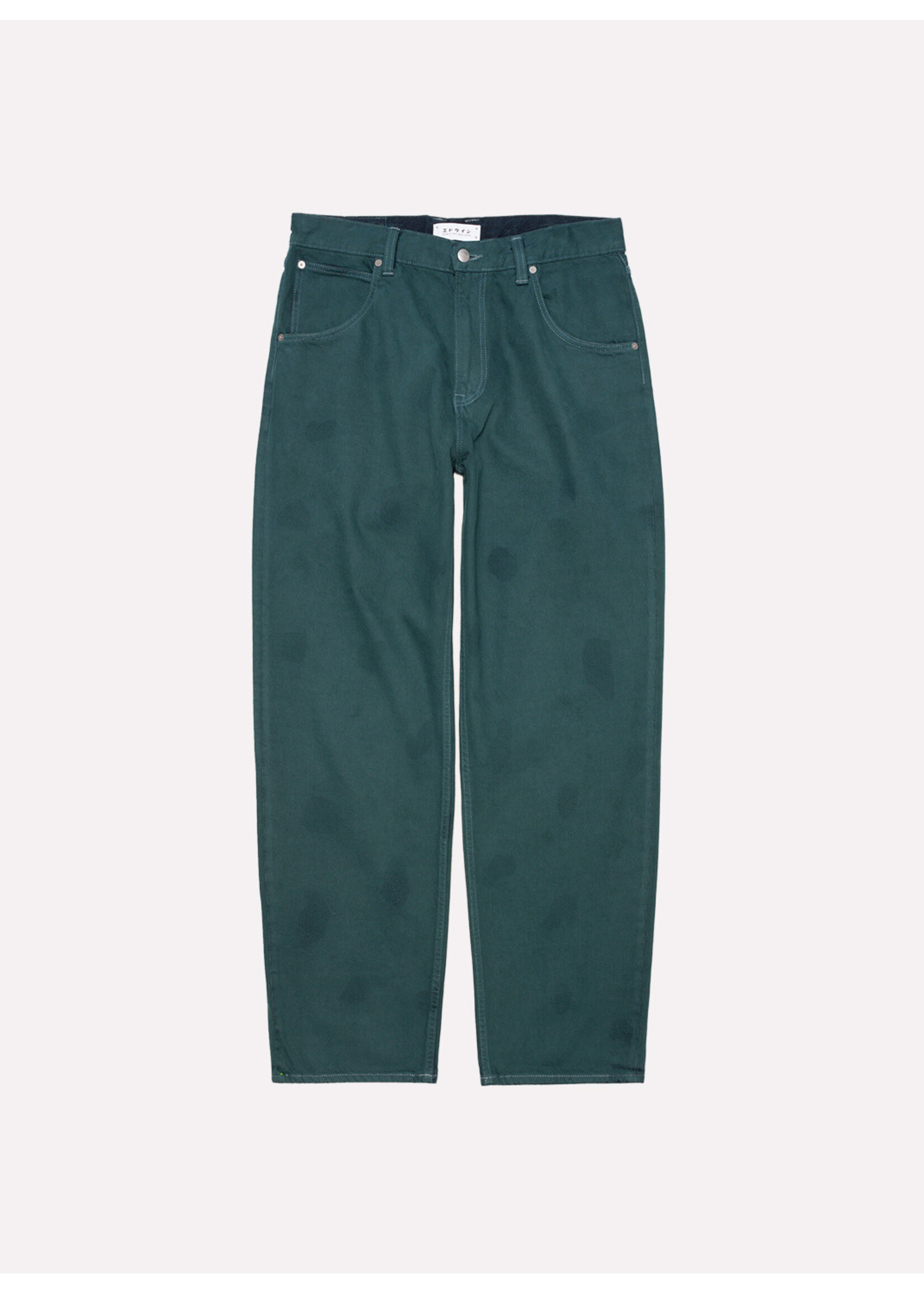 Edwin Tyrell Pant Blue Emerald Overdyed I034923