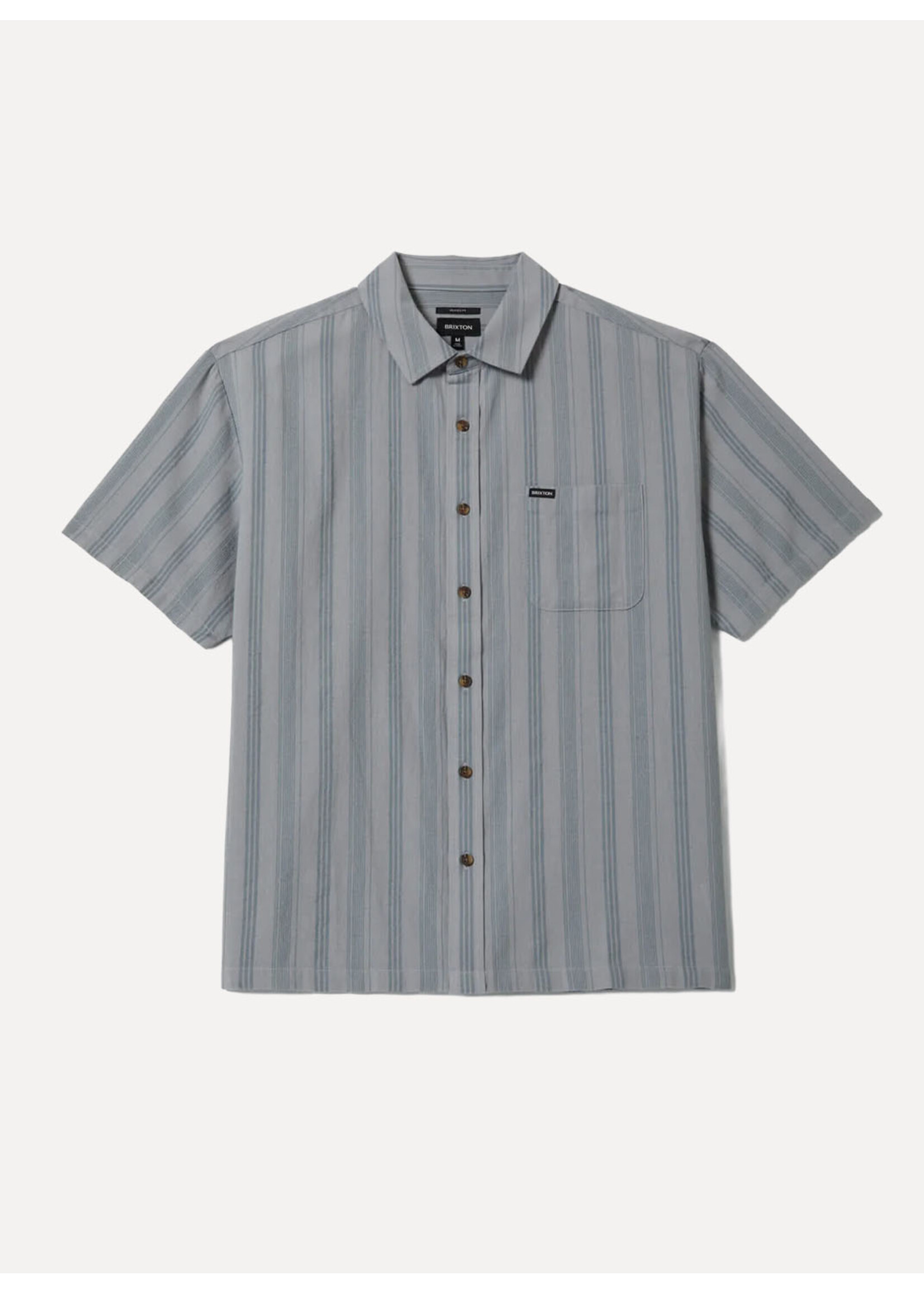 Brixton Cru Striped Dobby S/S Wvn Trooper 22908-TRPER