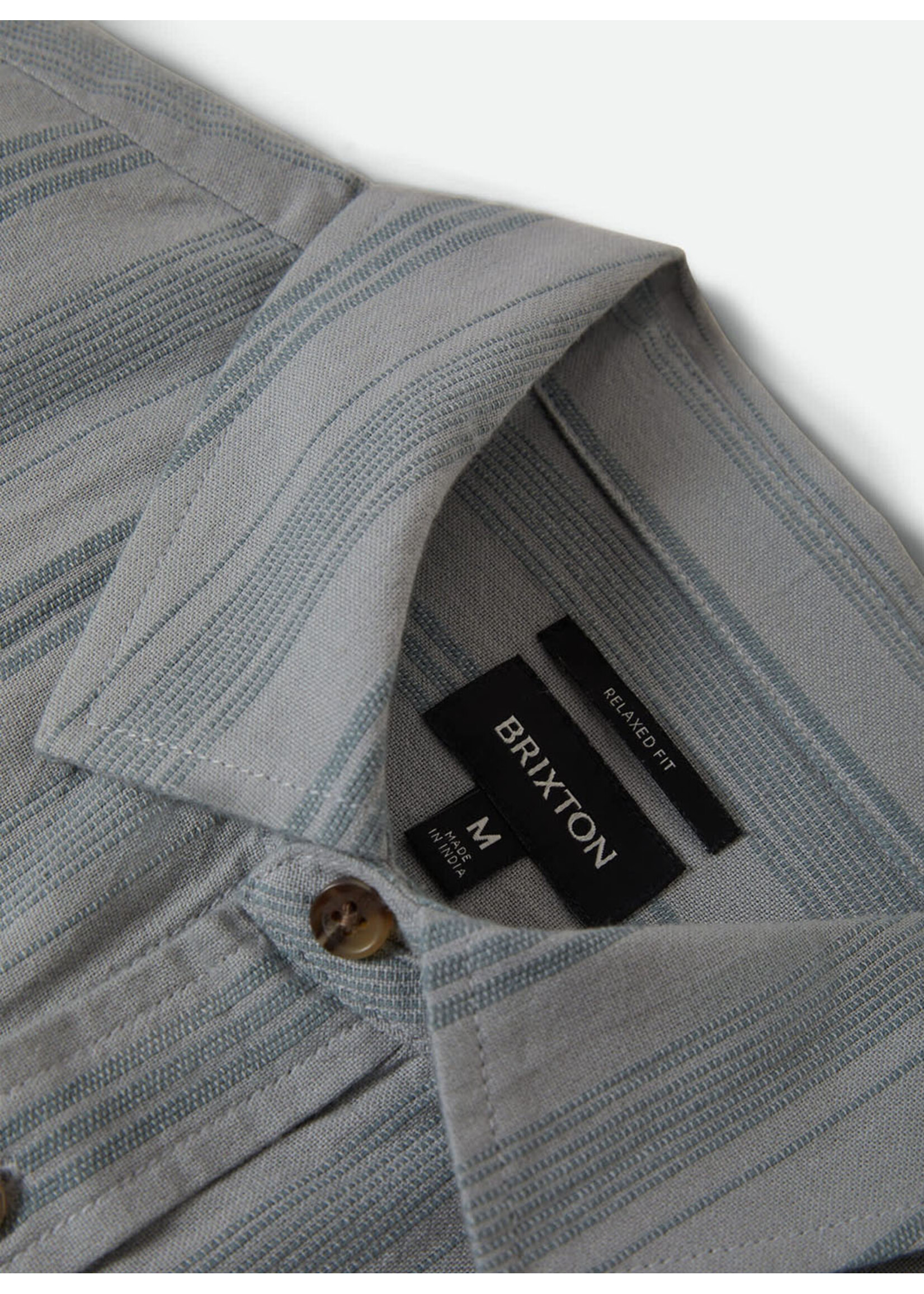 Brixton Cru Striped Dobby S/S Wvn Trooper 22908-TRPER