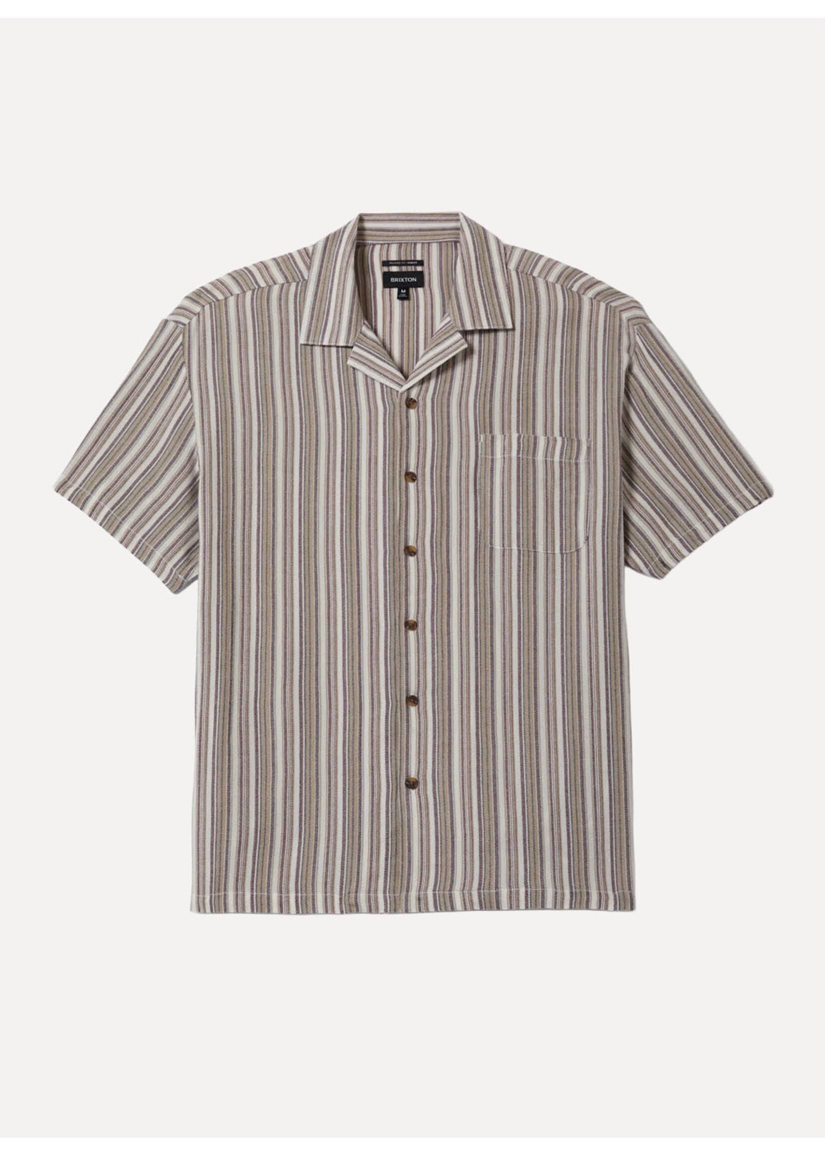 Brixton Bunker Twisted Stripe S/S Robust Red 22912-RBSTR