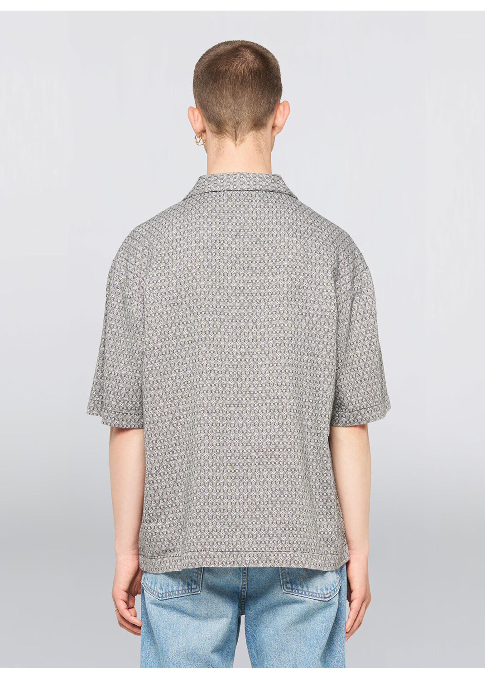 Edwin Saga Shirt SS Black White I036561