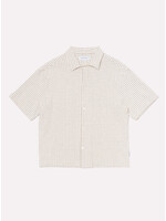 Edwin Zed Shirt SS White Brown I036606