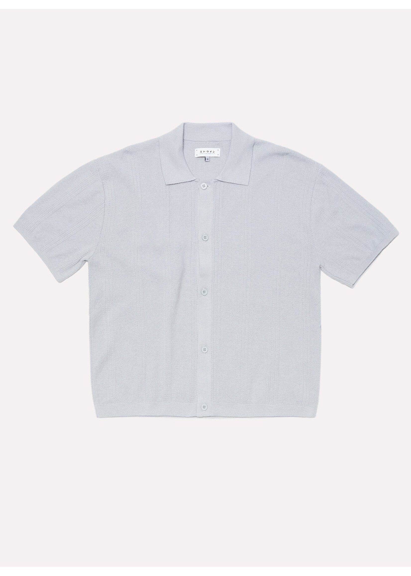 Edwin Luis Buttoned Polo Grey I036562