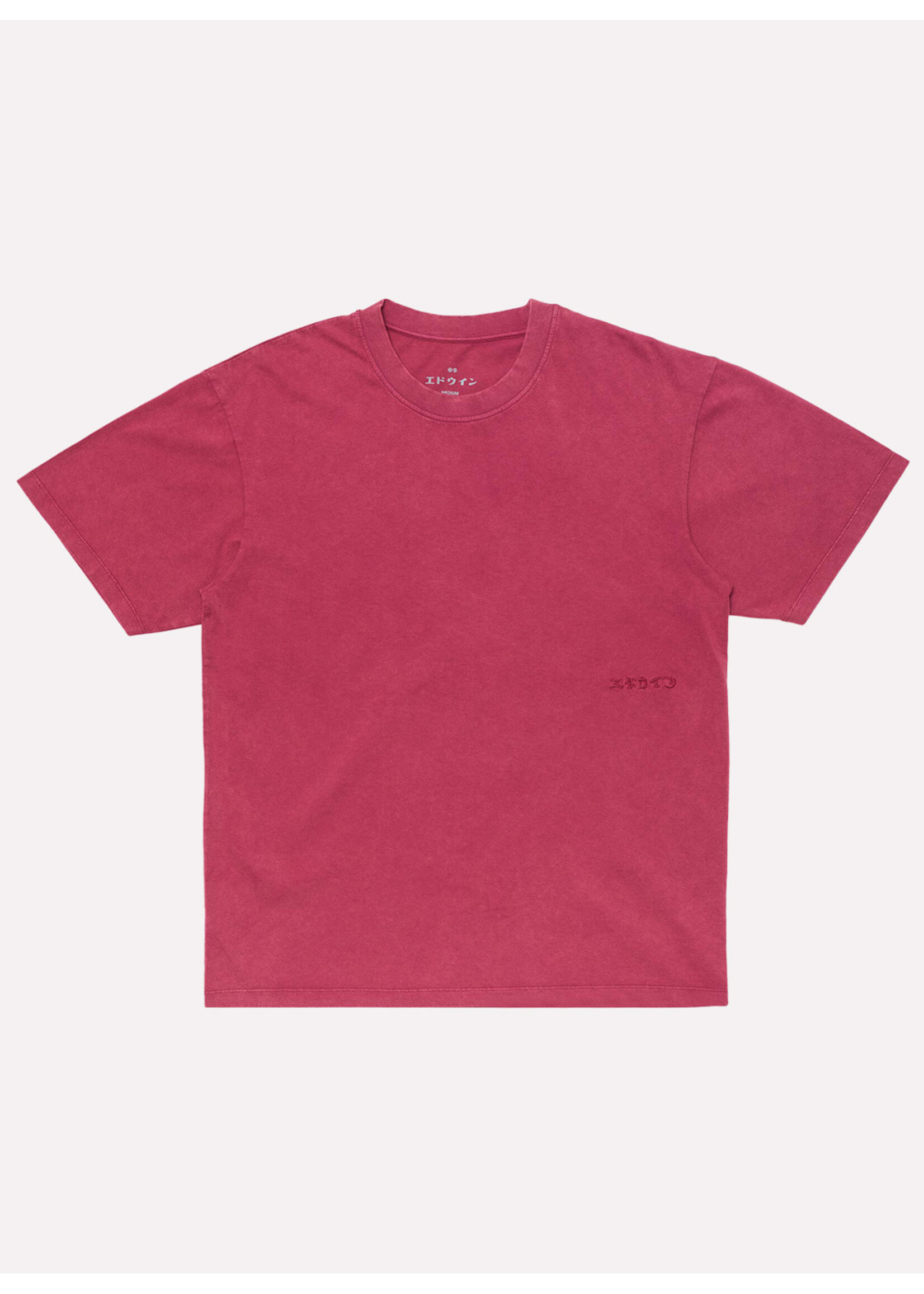 Edwin Axiom T-shirt Red Plum I036580