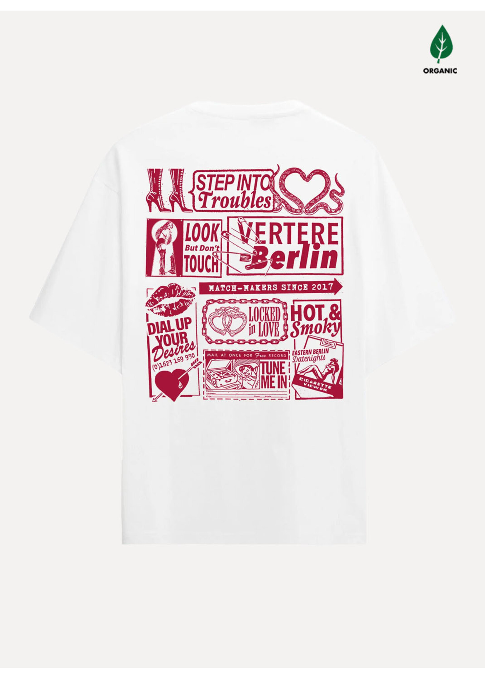 Vertere Berlin Troubles T-Shirt White VER-T315-WHT