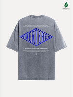 Vertere Berlin Corporate Logo T-shirt Washed Grey VER-T343-WSDGREY