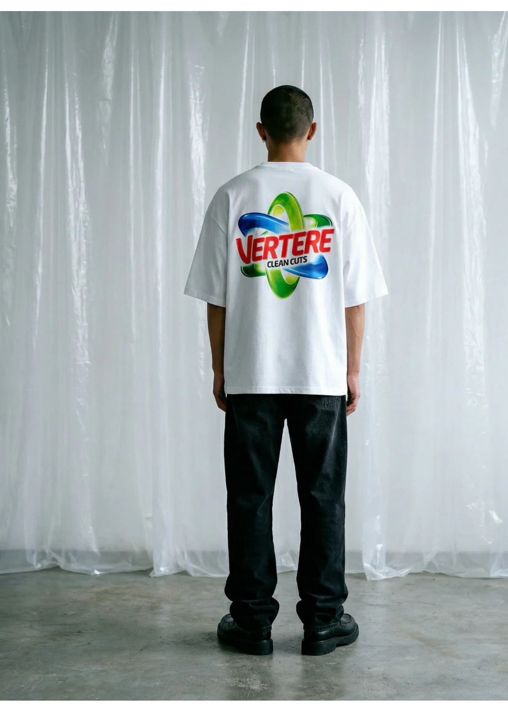 Vertere Berlin Clean Cuts T-shirt White VER-T322-WHT