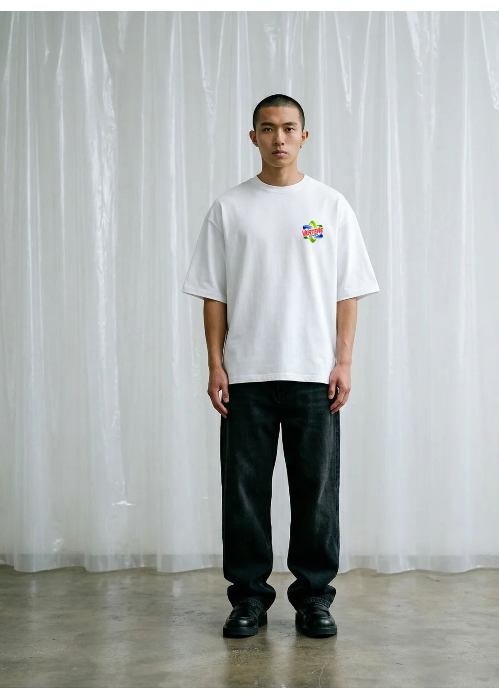 Vertere Berlin Clean Cuts T-shirt White VER-T322-WHT