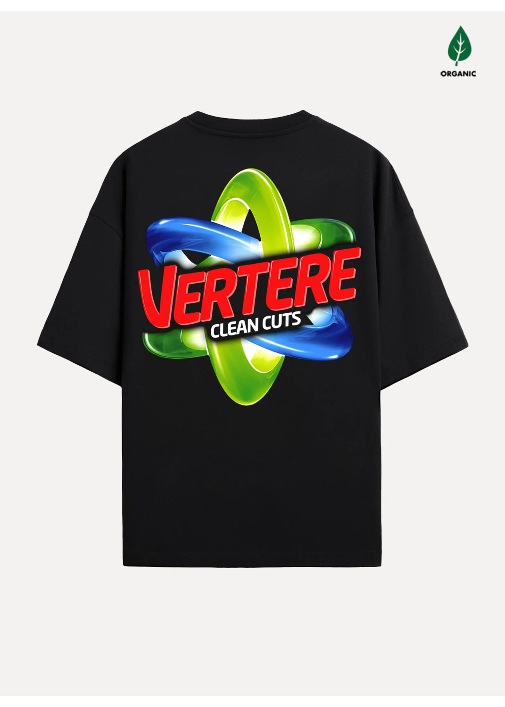 Vertere Berlin Clean Cuts T-Shirt Black VER-T322-BLK
