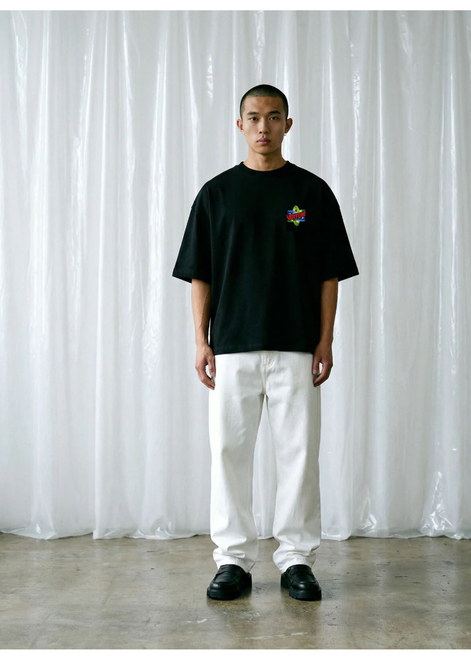 Vertere Berlin Clean Cuts T-Shirt Black VER-T322-BLK