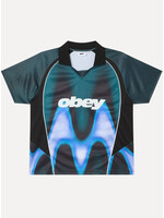 Obey Obey Blurred Soccer Jersey Dark Teal Multi 131080378-DTL