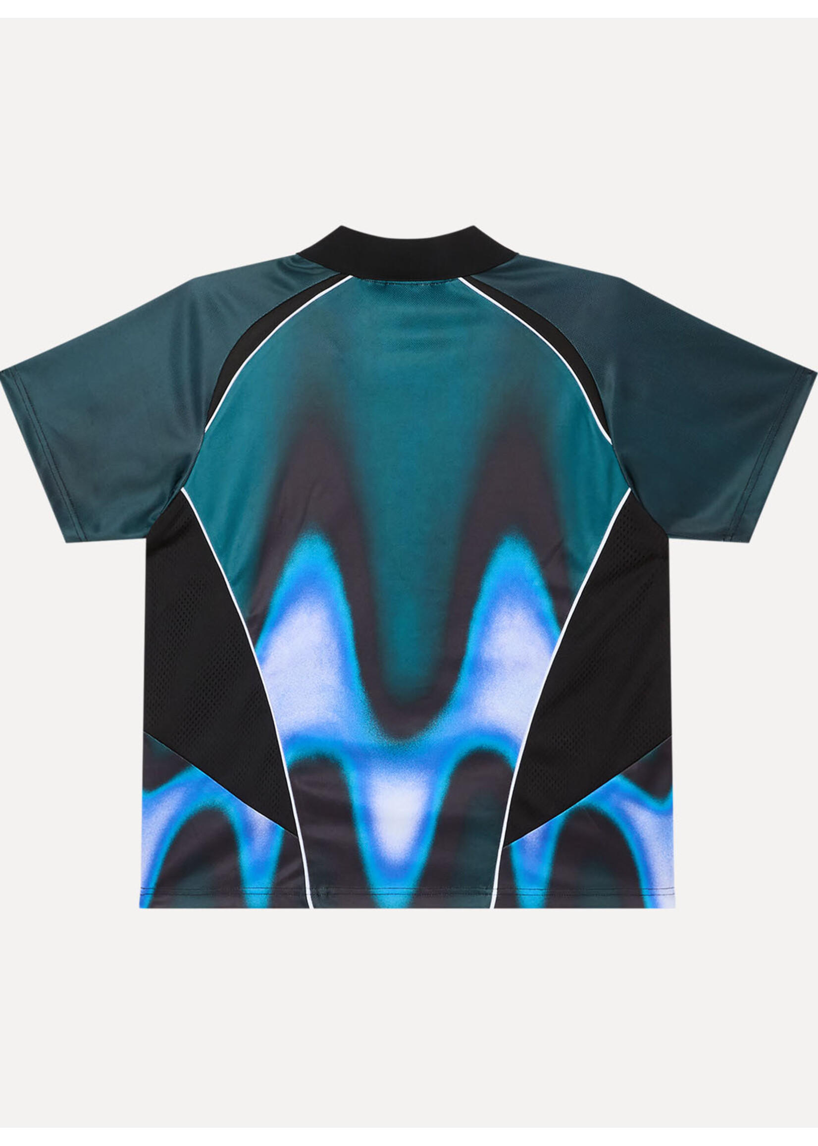 Obey Obey Blurred Soccer Jersey Dark Teal Multi 131080378-DTL