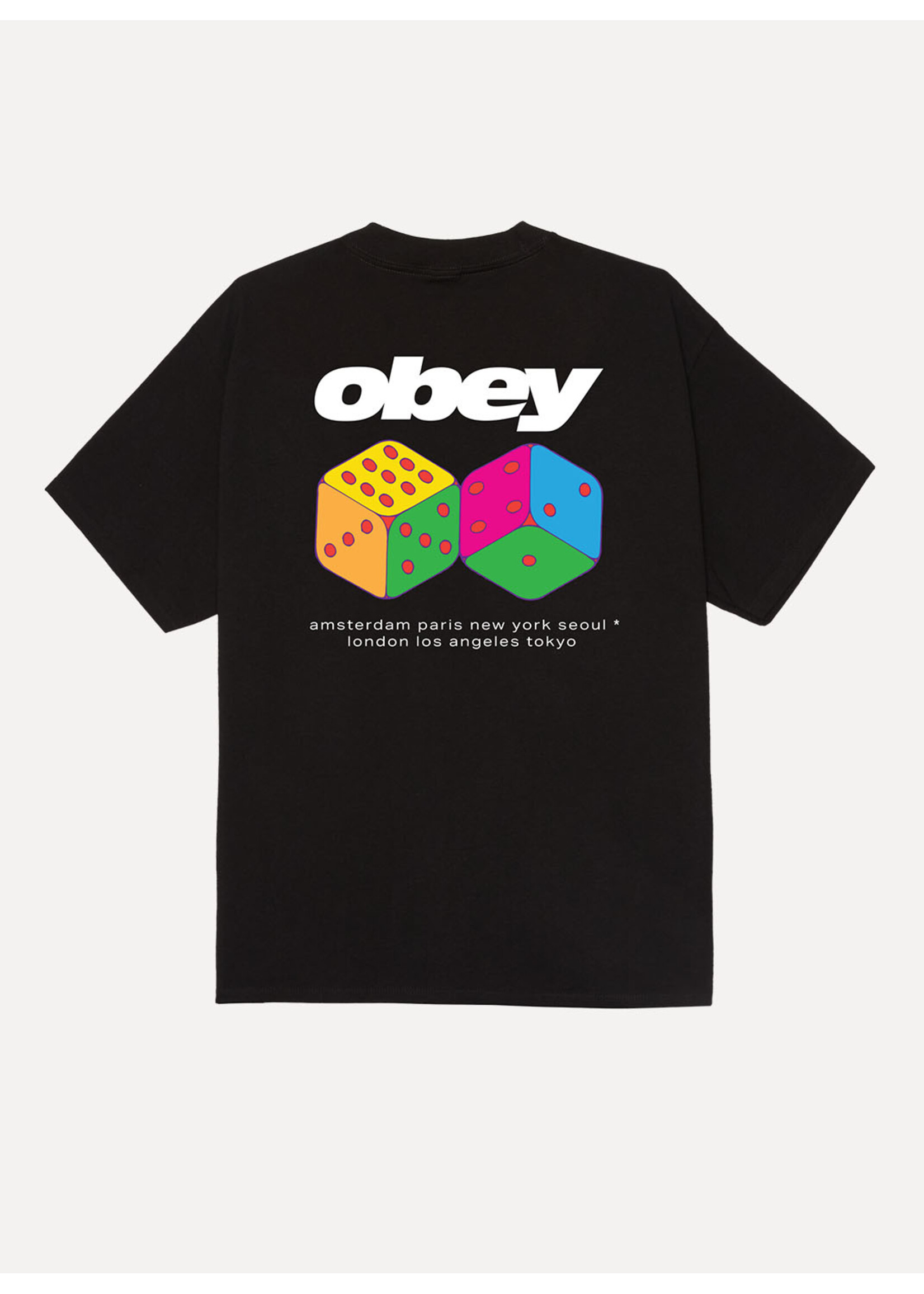 Obey Obey Dice Tee Black 165264348-BLK