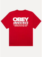 Obey Obey Industries Pigment Heavy Tee Fiery Red 167924336-FYR