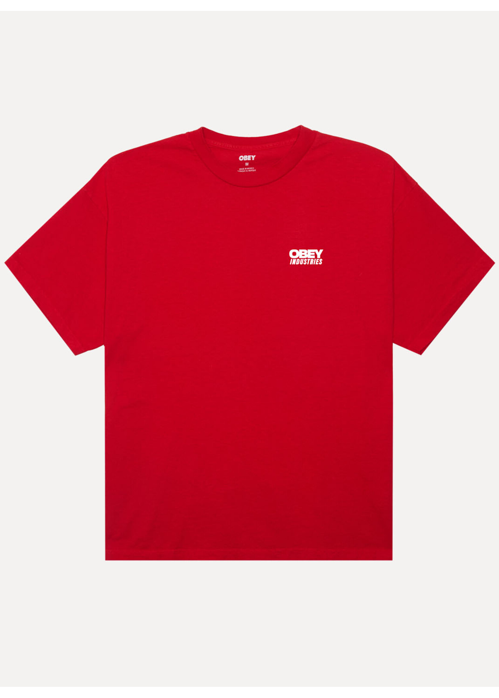 Obey Obey Industries Pigment Heavy Tee Fiery Red 167924336-FYR